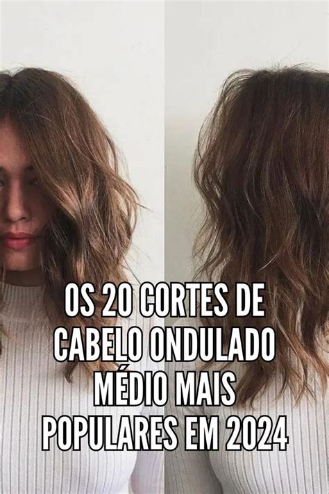 Os 20 cortes de cabelo ondulado médio mais populares em 2024